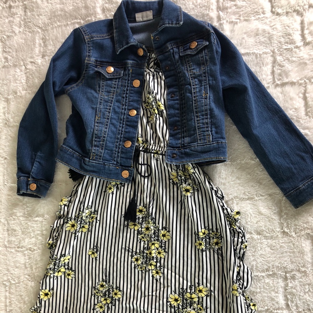 Used Girls Outfit, Jean jacket and Dress